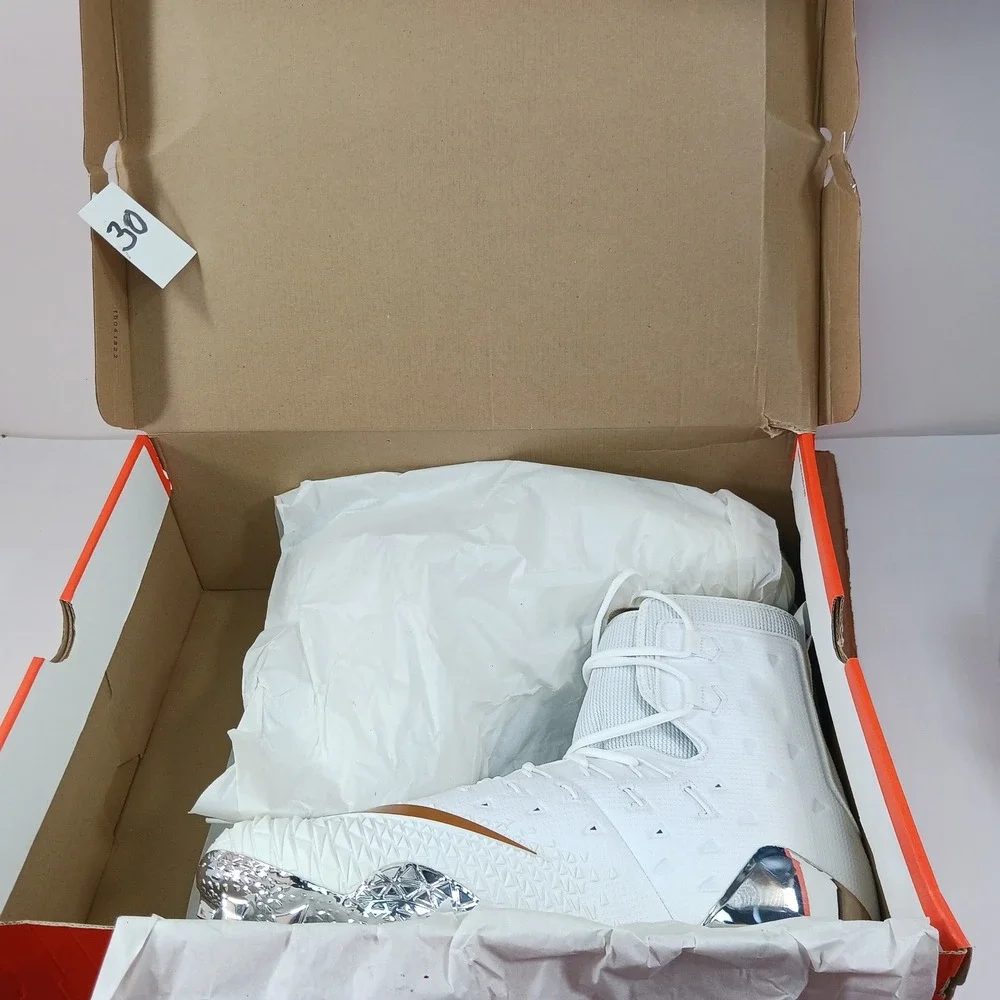 Nike Alpha Menace Elite Texas Longhorns White Burnt Orange‎ Cleats Mens 15